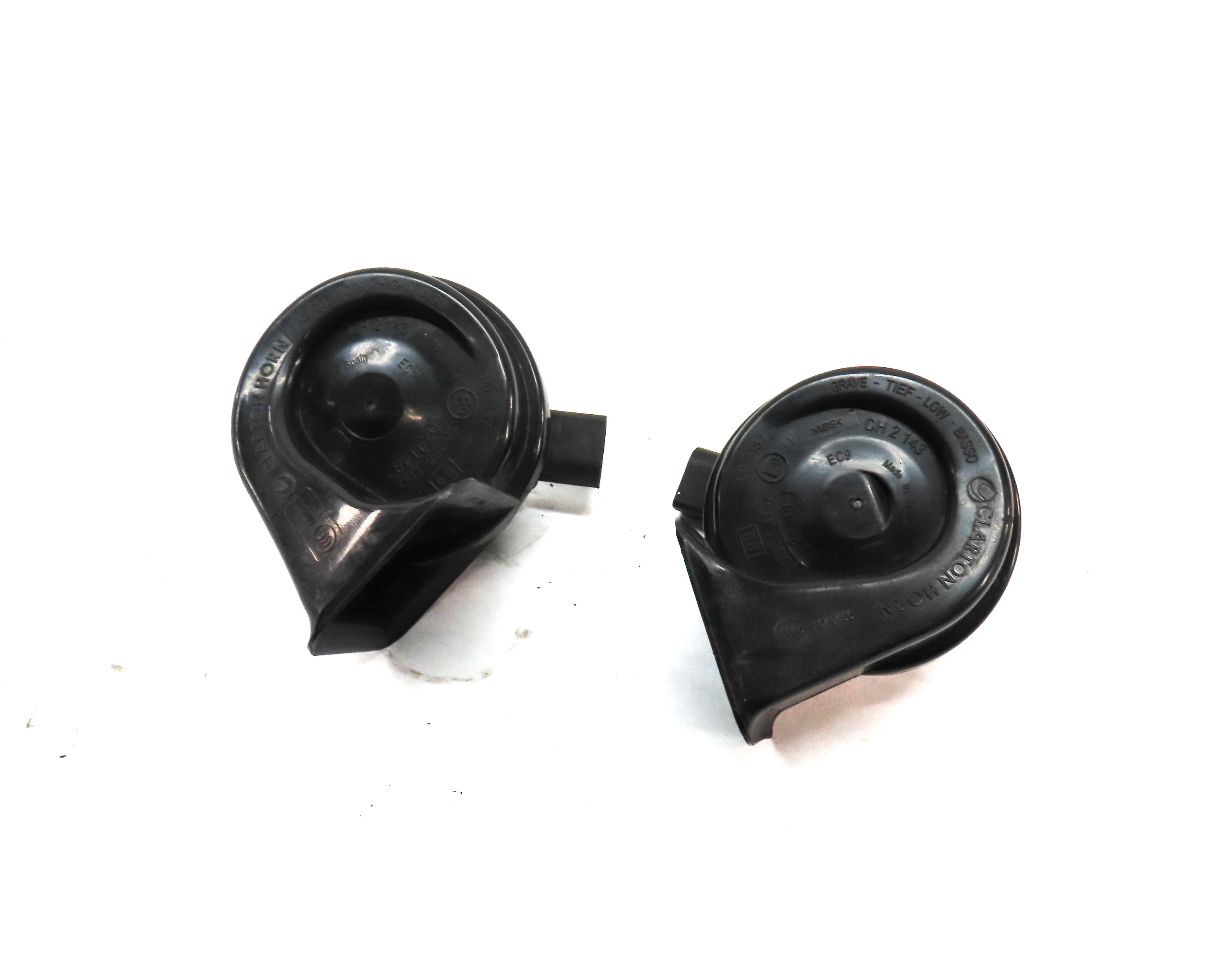 2012 BMW X6 M X6M ///M (E71) HIGH & LOW TONE HORN SET/2 — exact item pictured
